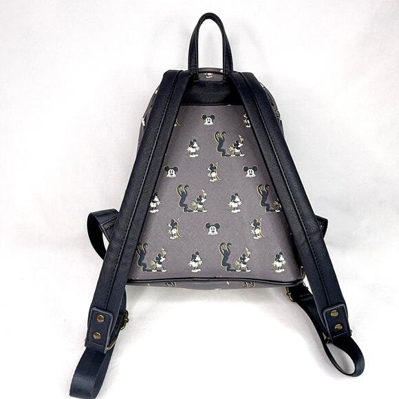 Loungefly Spooked Mickey Heart Logo Boxlunch Exclusive Mini Backpack - Picture 2 of 10